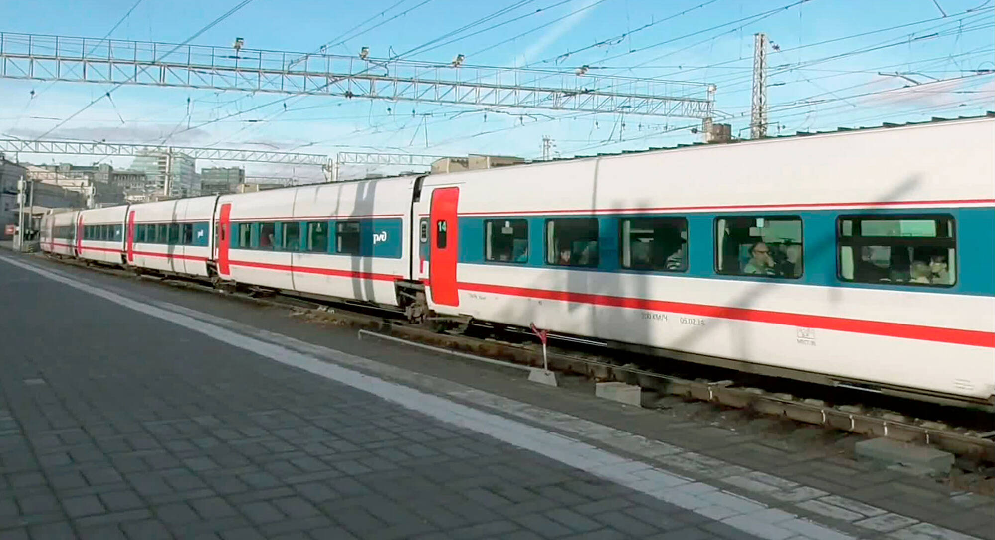 Поезд Talgo на Курском вокзале