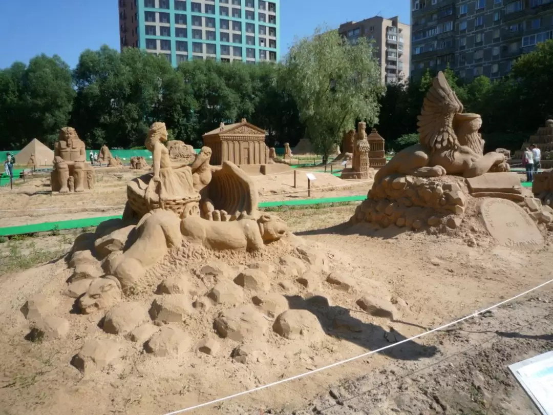 Песчаные скульптуры в Москве