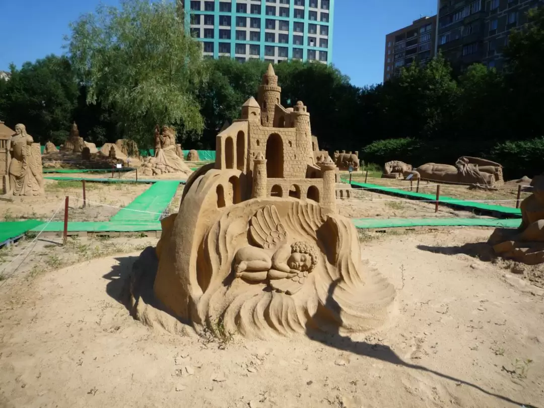 Песчаные скульптуры в Москве