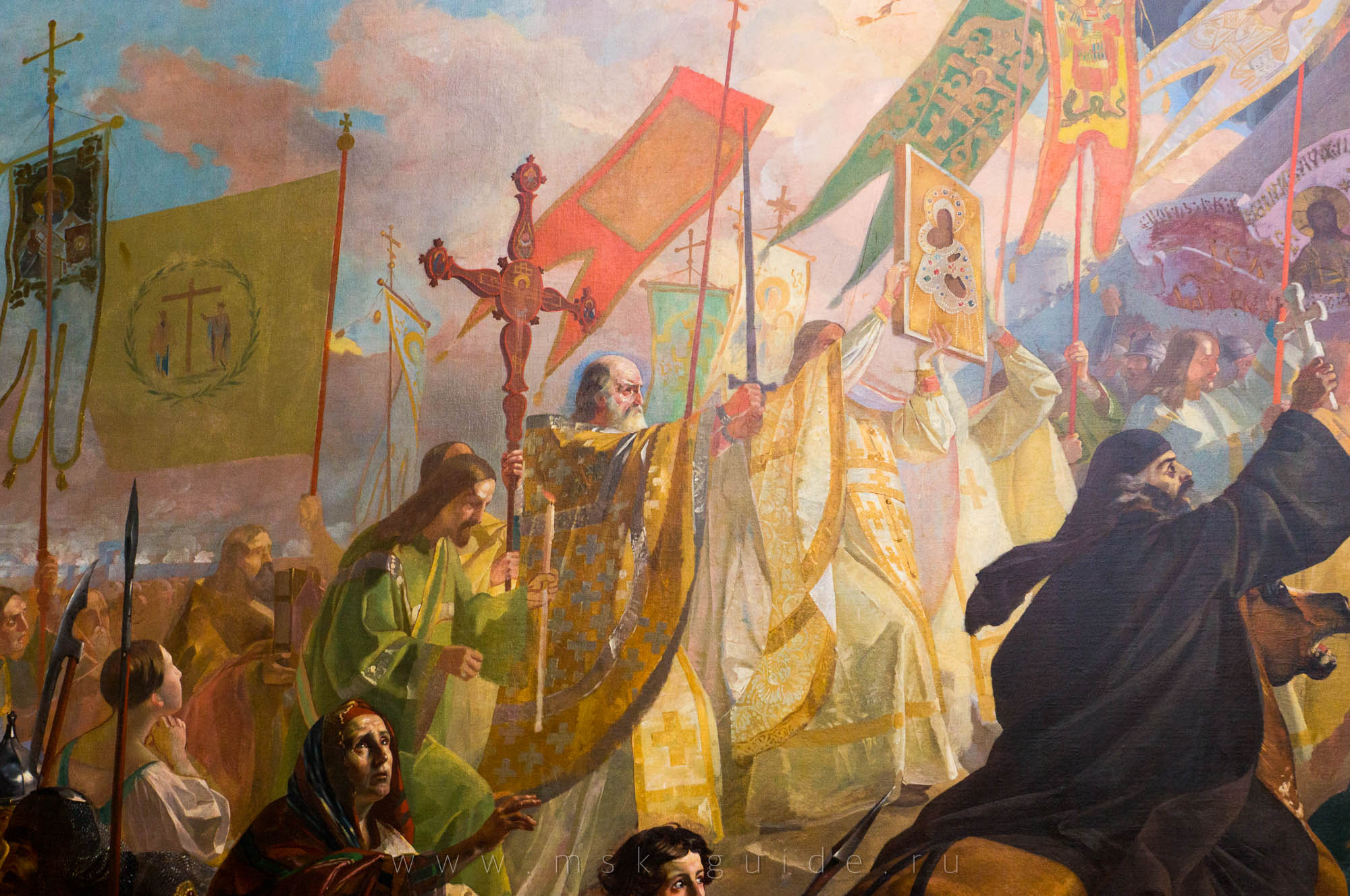 Картина Карла Брюллов «Осада Пскова польским королём Стефаном Баторием в 1581 году»
