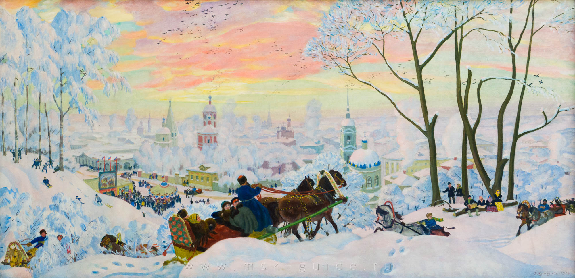 Кустодиев Б.М. «Масленица»