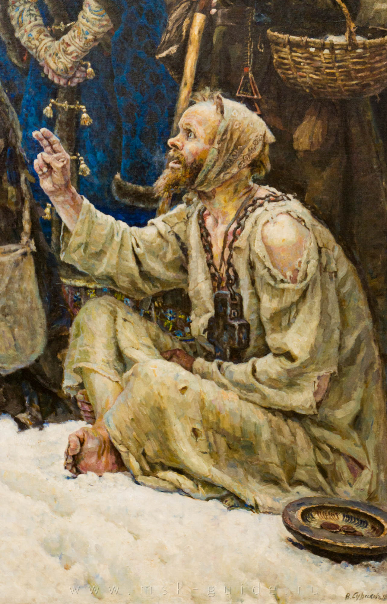 Суриков В.И. «Боярыня Морозова» (деталь)