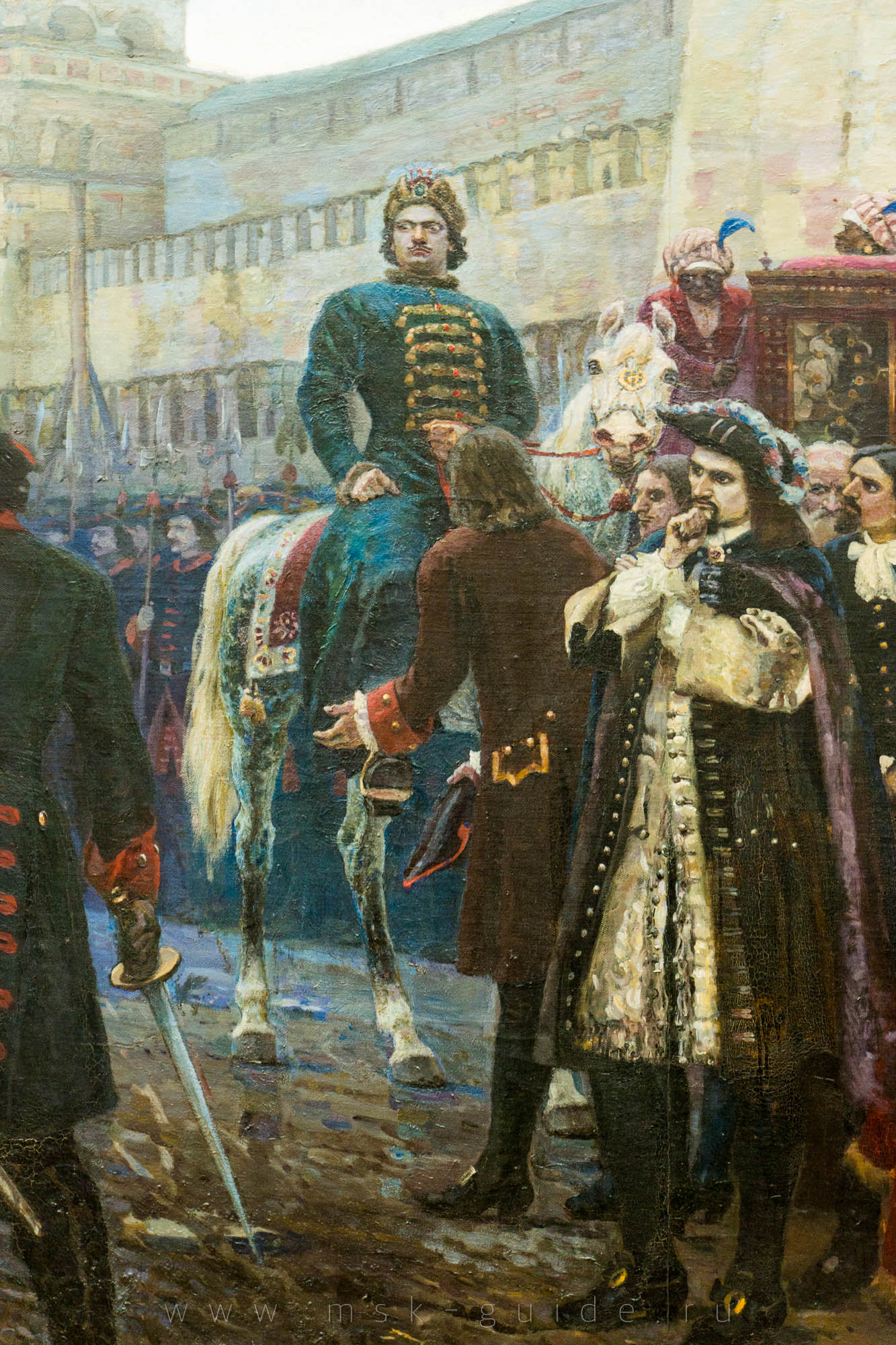 «Утро стрелецкой казни» Сурикова в Третьяковской галерее