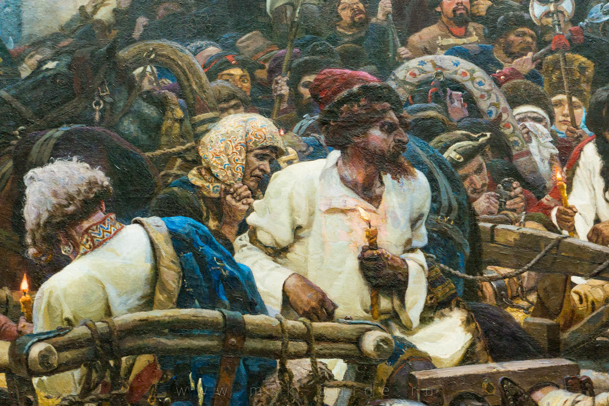 «Утро стрелецкой казни» в Третьяковской галерее