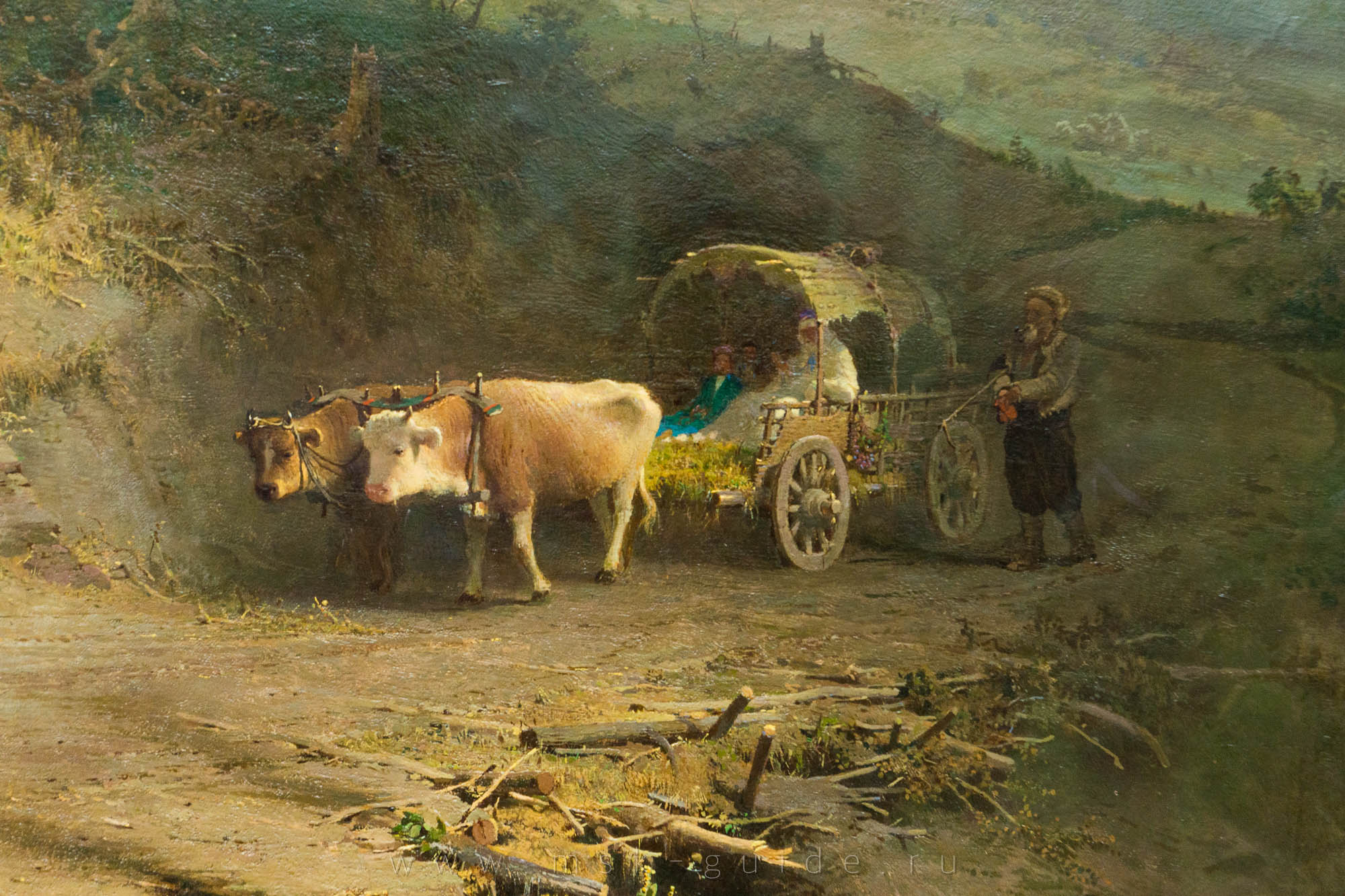 Васильев Ф.А. «В крымских горах» (деталь)