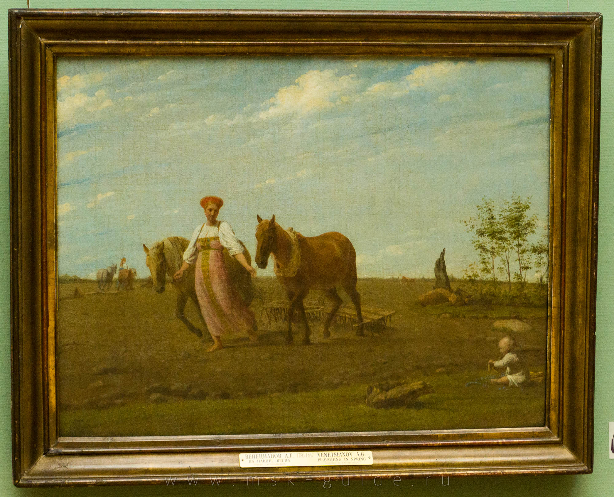 Венецианов А.Г. «На пашне. Весна»