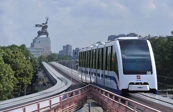 Монорельсовая дорога от ВДНХ до метро Тимирязевская