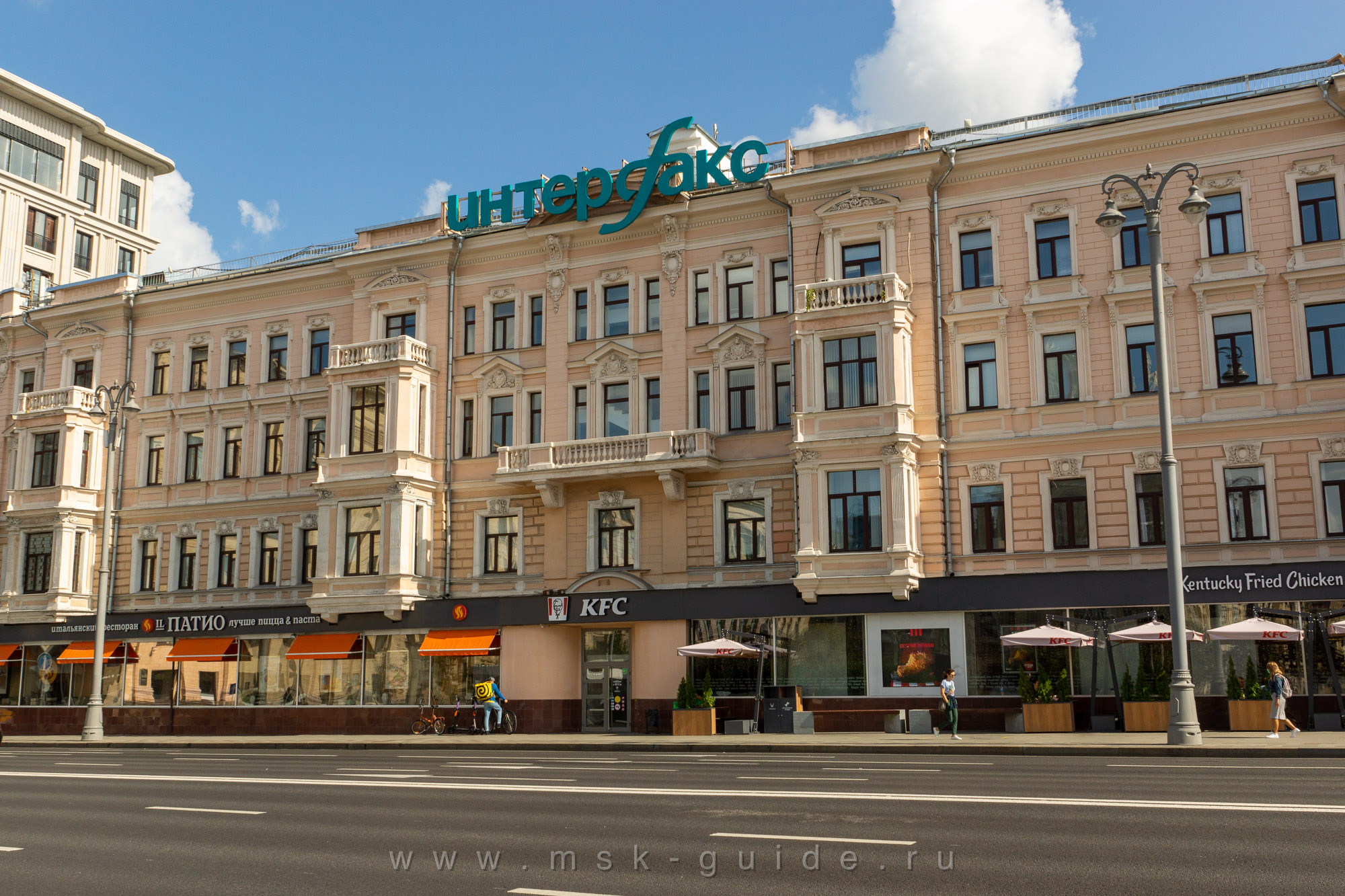 Триумфальная площадь в Москве, здание Интерфакса