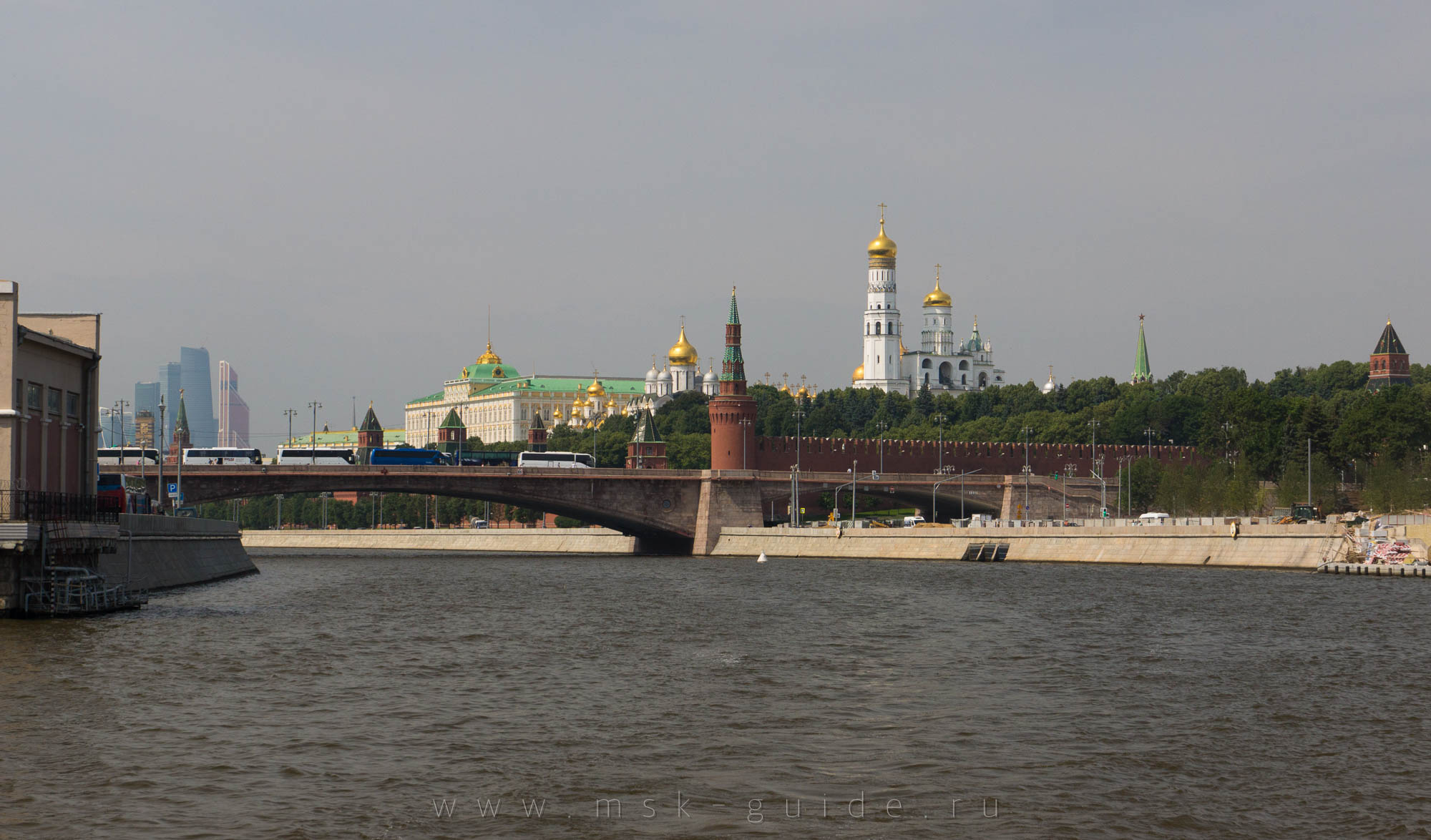 Кремль, Москва-Сити и Большой Москворецкий мост