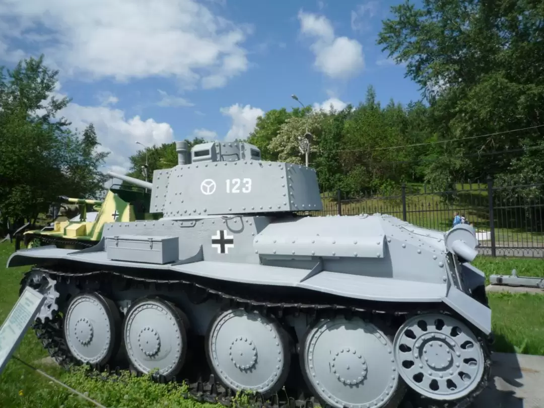 Выставка военной техники на Поклонной горе