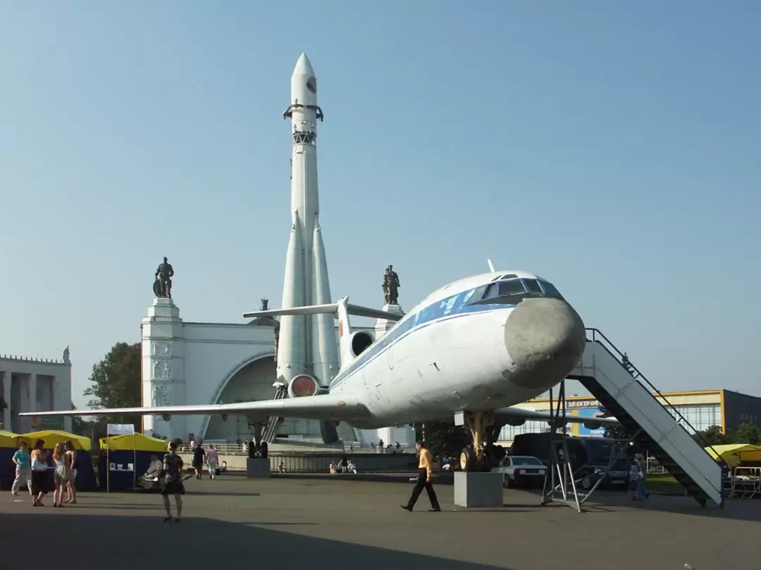 Туполев-154 (уничтожен) на ВДНХ